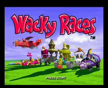 Wacky Races Title Screen